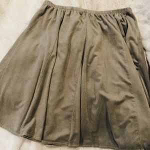 Brandy Melville suede skirt